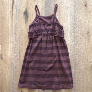 🦊 Ella Moss Brown Stripe Knit Dress